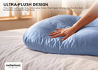 Blue (NO) 18-U-Shaped Pregnancy Pillow with Customizable Head Pillow