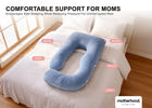 Blue (NO) 9-U-Shaped Pregnancy Pillow