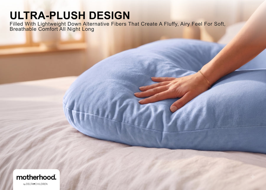 Blue (NO) 14-U-Shaped Pregnancy Pillow