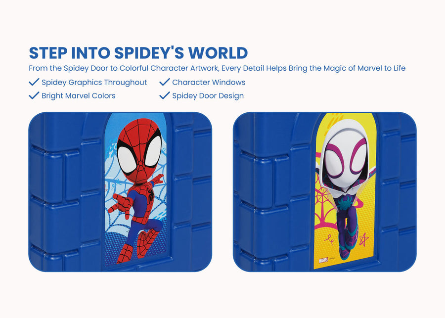 Spider-Man (1164) 6-Spidey and His Amazing Friends Deluxe Playhouse with Canopy