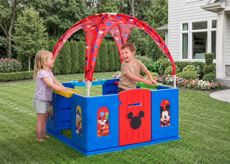 Mickey Mouse (1054) 1-Mickey Mouse Deluxe Playhouse with Canopy