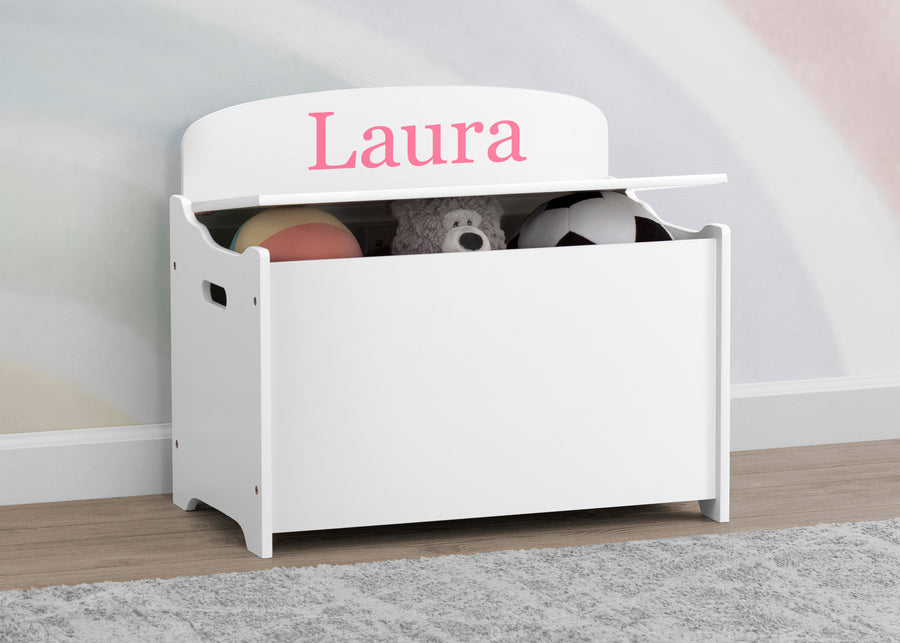 Bianca White (130) 13-Personalized MySize Deluxe Toy Box