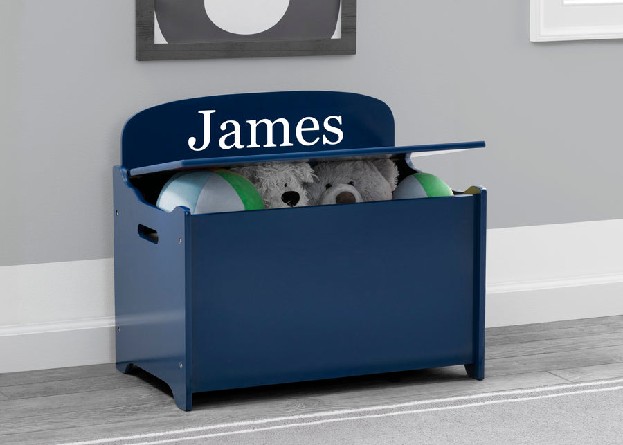 Blue (295C) 1-Personalized MySize Deluxe Toy Box