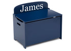 Blue (295C) 3-Personalized MySize Deluxe Toy Box