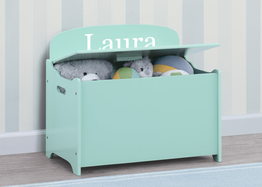 Mint (573C) 10-Personalized MySize Deluxe Toy Box