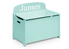 Mint (573C) 12-Personalized MySize Deluxe Toy Box