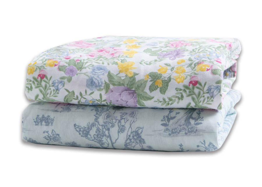 DCB: Storybook Fairytale (3033) 7-Storybook Fairytale Fitted Crib Sheets - 2 Pack