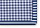Navy Gingham (3220) 2-Blue Gingham Fitted Crib Sheets - 2 Pack