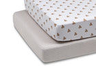 babyGap Tan Teddy Bears & Stripes 100% Organic Cotton Crib Sheets - 2 Pack 5-babyGap Tan Teddy Bears & Stripes 100% Organic Cotton Crib Sheets - 2 Pack
