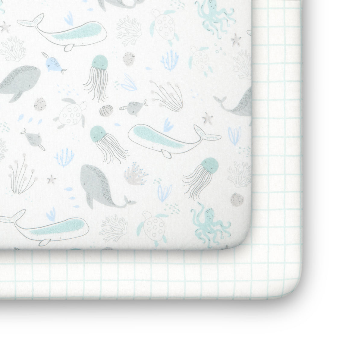 Neutral Boho Fitted Crib Sheets - 2 Pack