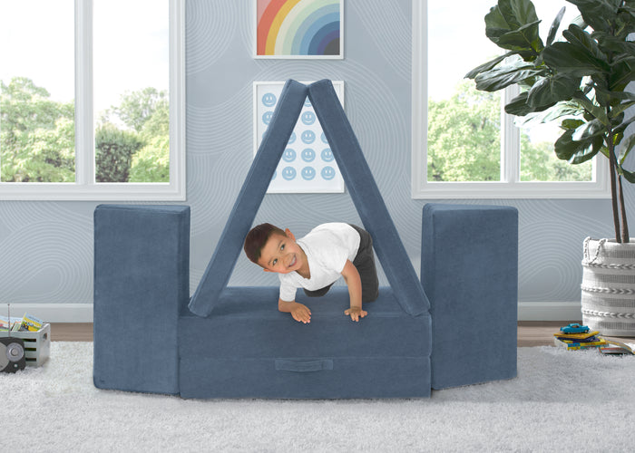 Cozee Play Couch & 4-Piece LoungerDenim Blue (1674)