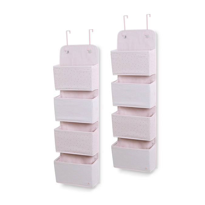 Pink (3030) 2-babyGap 2-Pack Over the Door Storage Organizer with 4 Pockets