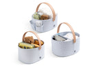 Blue (3243) 8-babyGap 3-Pack Nested Fabric Storage Bins with Handles