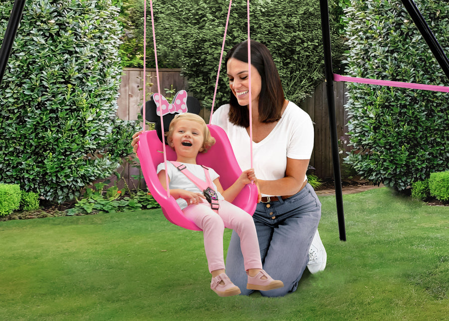 Minnie Mouse (1063) 2-Minnie Mouse 2-in-1 Outdoor Kids Swing