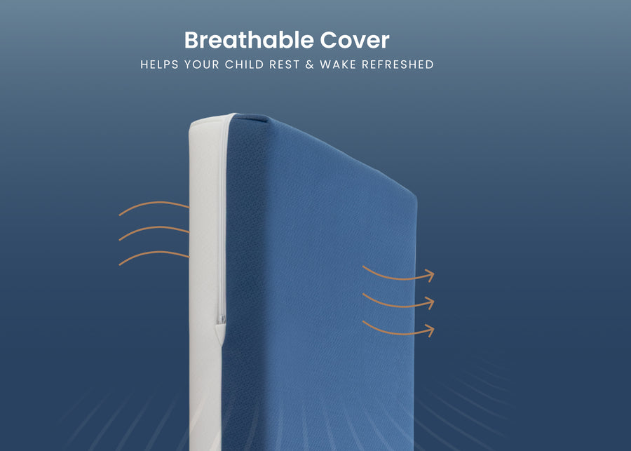 Navy and White (NO) 2-Serta CloudCool Crib and Toddler Mattress