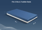 Navy and White (NO) 8-Serta CloudCool Crib and Toddler Mattress