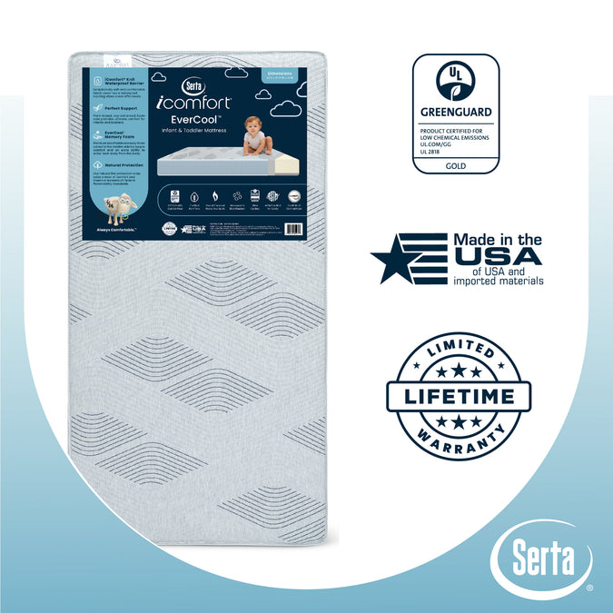 No Color (NO) 4-Serta iComfort EverCool® Crib & Toddler Mattress