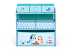 Bluey (1077) 2-Bluey Design & Store 6 Bin Toy Storage Organizer