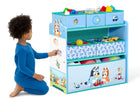 Bluey (1077) 4-Bluey Design & Store 6 Bin Toy Storage Organizer