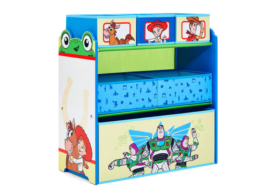 Toy Story (1018) 9-Toy Story 6 Bin Design and Store Toy Organizer
