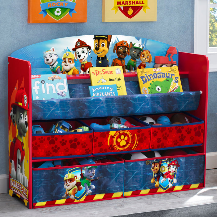 TB83271PW 1121 paw patrol deluxe book and toy lifestyle 101 3-PAW Patrol Deluxe Book and Toy Organizer