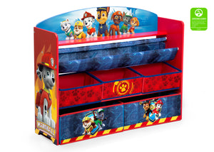 Delta Children Paw Patrol (1121) Deluxe Book and Toy Organizer (TB83271PW) Right Silo, a2a 2