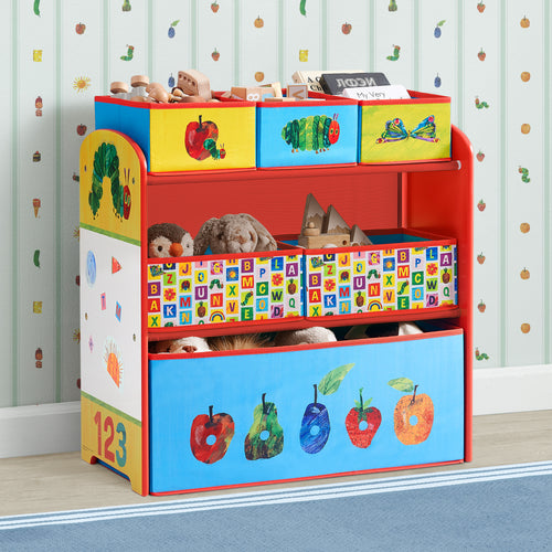 The Very Hungry Caterpillar 6 Bin Design and Store Toy Organizer
