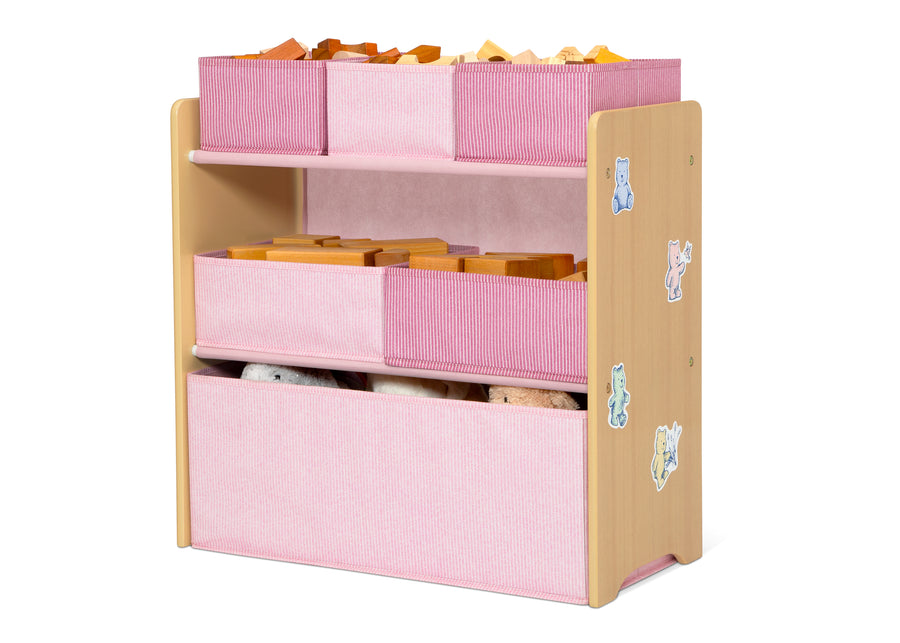 Blush Pink (2171) 5-GapKids 6 Bin Toy Organizer