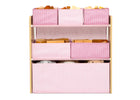 Blush Pink (2171) 4-GapKids 6 Bin Toy Organizer