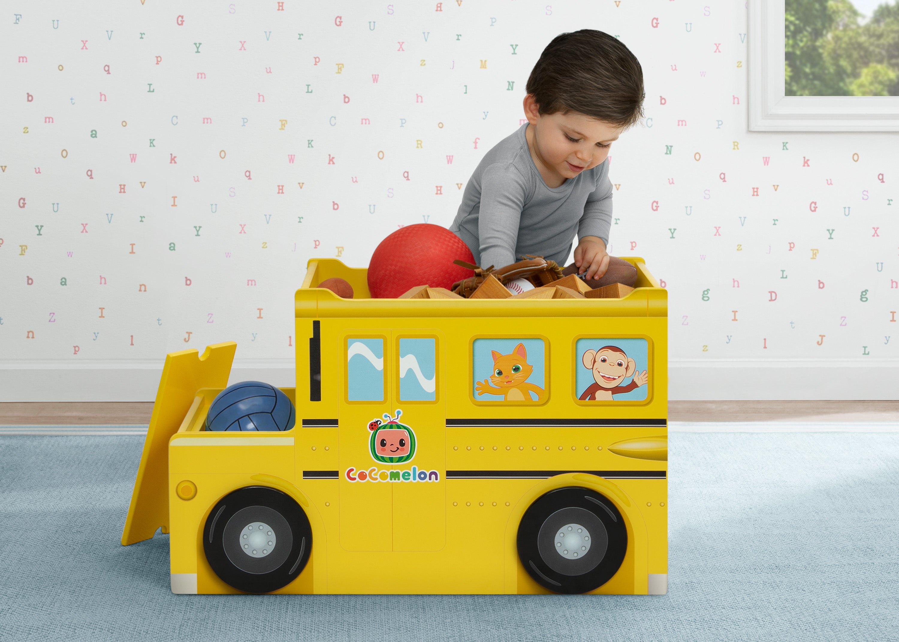 School Bus Toy Storage Box at John Mccloud blog