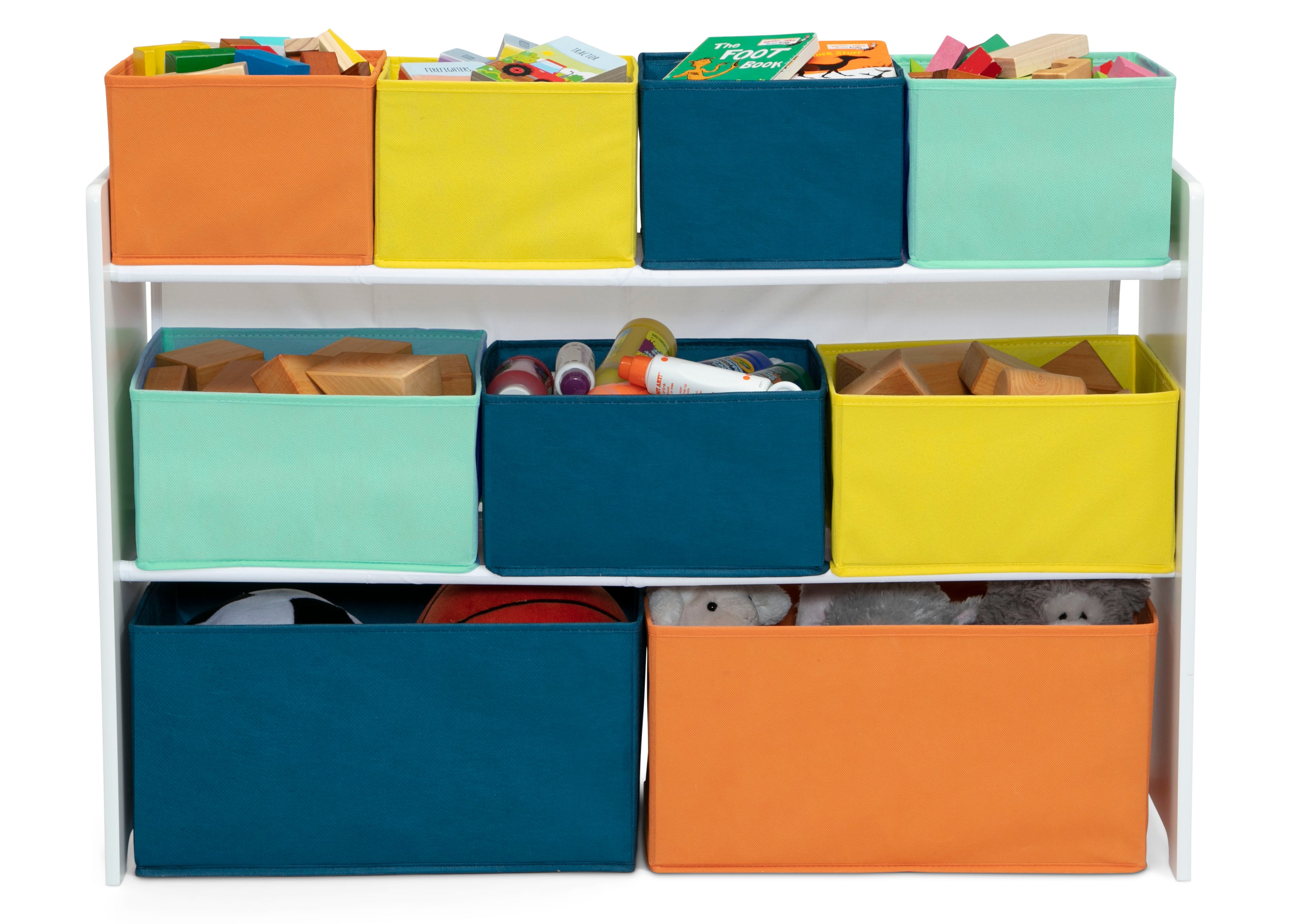 Deluxe Multi-Bin Toy Organizer with Storage Bins - Delta Children