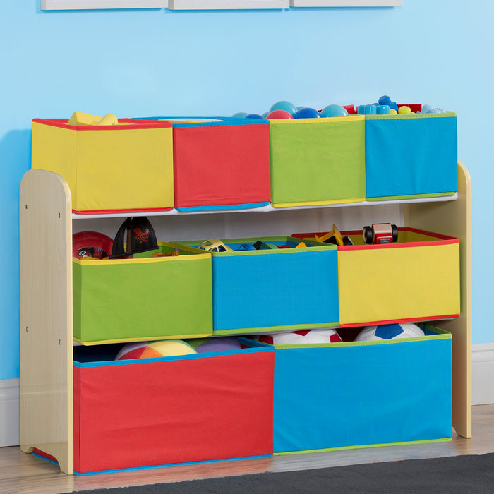 TB84752GN generic deluxe multibin hangtag 0-Deluxe Multi-Bin Toy Organizer with Storage Bins