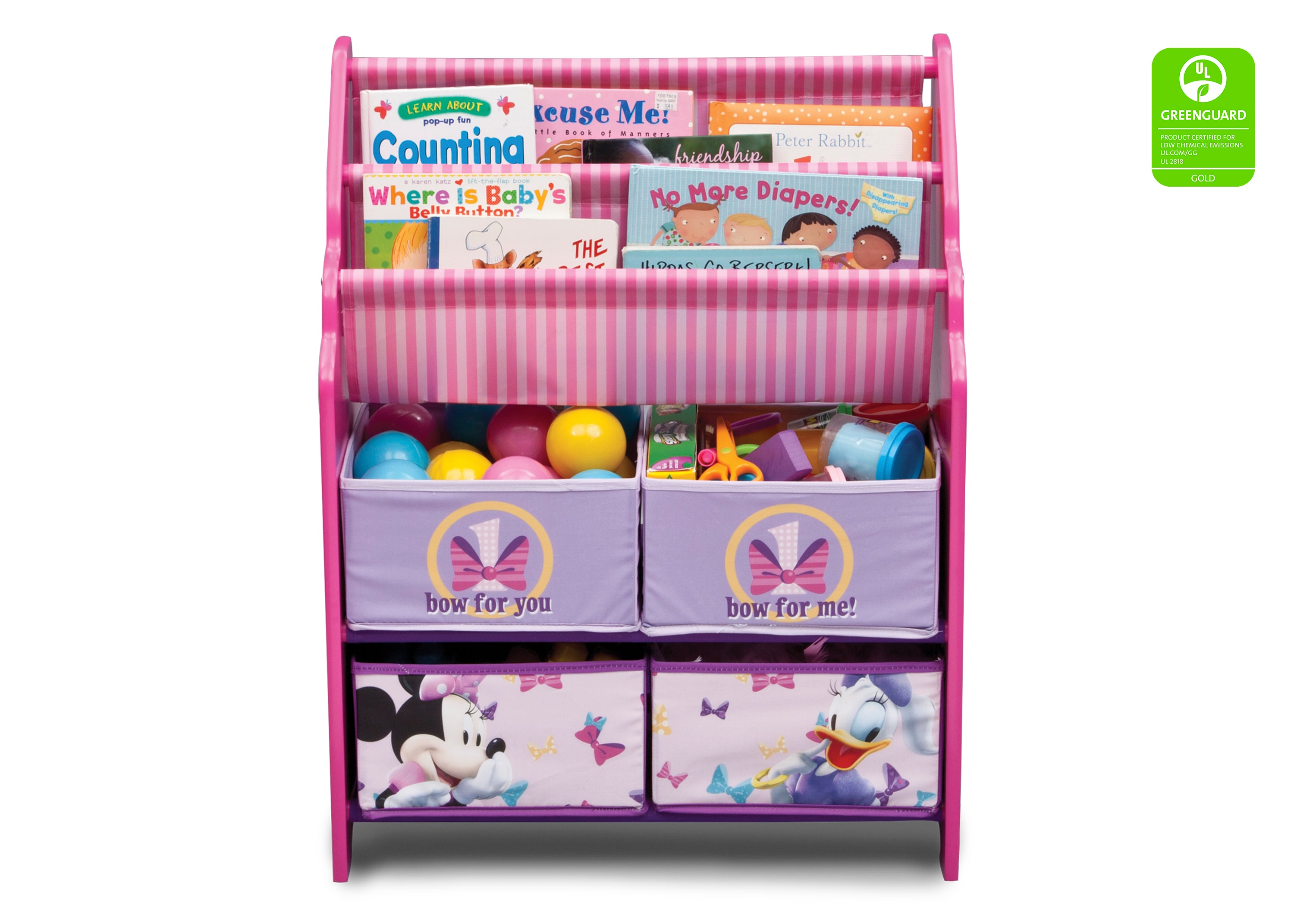 Minnie Mouse Book &amp Toy Organizer