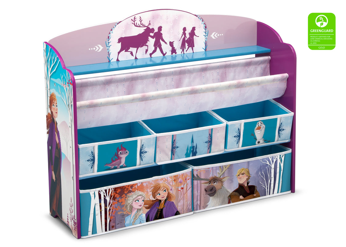 Delta Children Frozen 2 (1097) Deluxe Toy and Book Organizer