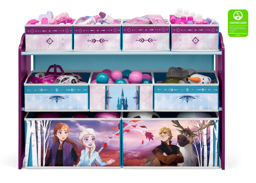 Frozen 2 (1097) 2-Frozen Deluxe 9 Bin Design and Store Toy Organizer