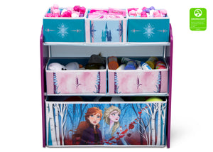 delta children store Frozen II Design and Store 6 Bin Toy Organizer