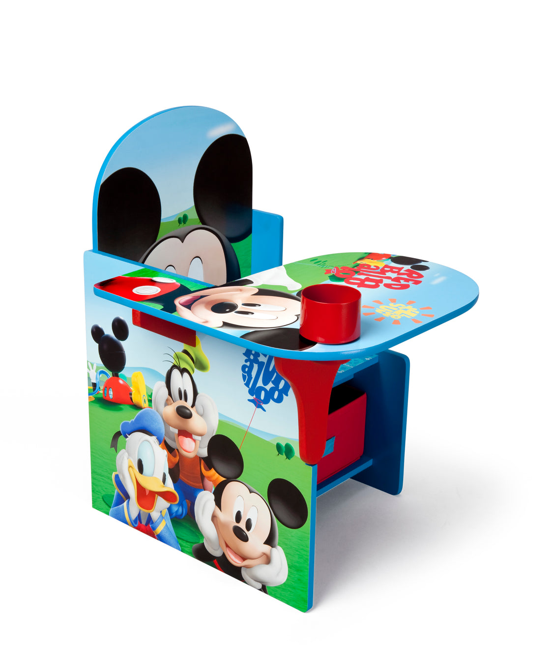 Mickey Mouse Chair Desk with Storage Bin