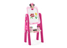 Minnie Mouse (1040) 7-Minnie Mouse 2-in-1 Double Sided Art Easel with Whiteboard & Chalkboard