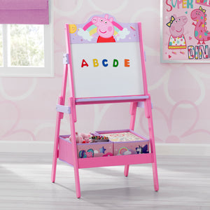 Peppa Pig Wooden Activity Easel with Storage 8