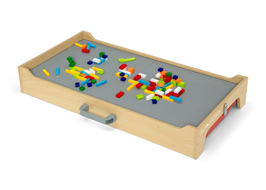 1634 5-Play N Store Building Bricks Play Table with 100+ Play Bricks Included