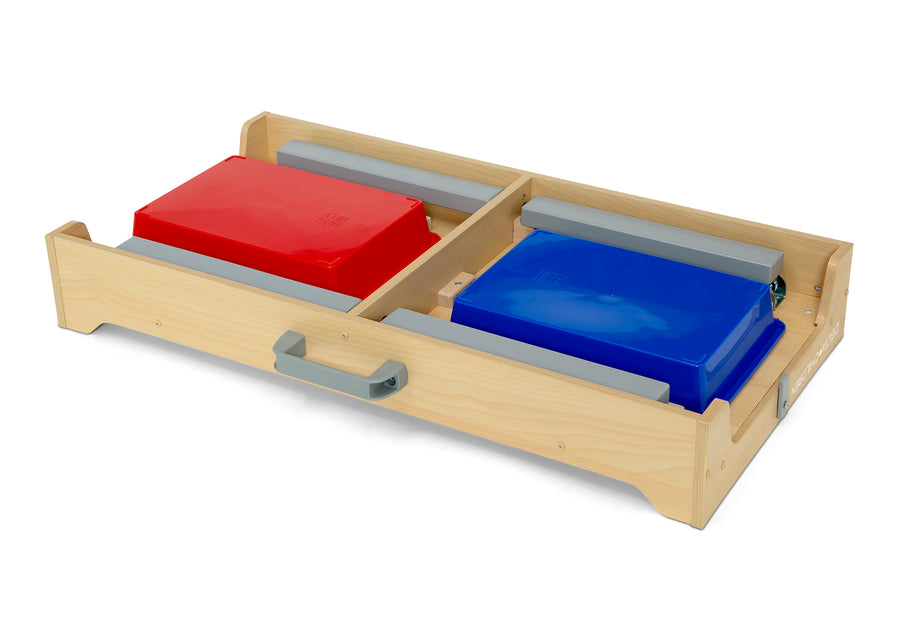 1634 14-Play N Store Building Bricks Play Table with 100+ Play Bricks Included