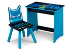 Batman (1200) 3-Batman Kids Wood Art Desk and Chair Set