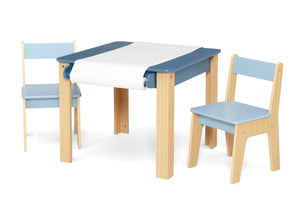 Indigo Blue (1680) 6-GapKids Table and 2 Chair Set with Paper Roll Holder