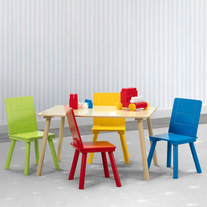 Kids Table and Chair Set (4 Chairs Included) 17