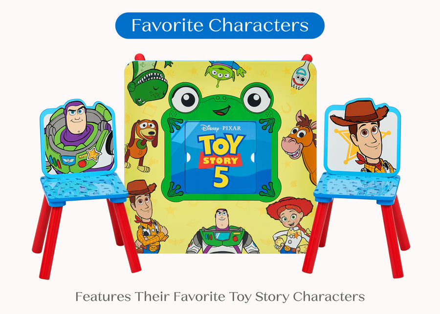 Toy Story (1018) 3-Toy Story 5 Table and Chair Set With Storage