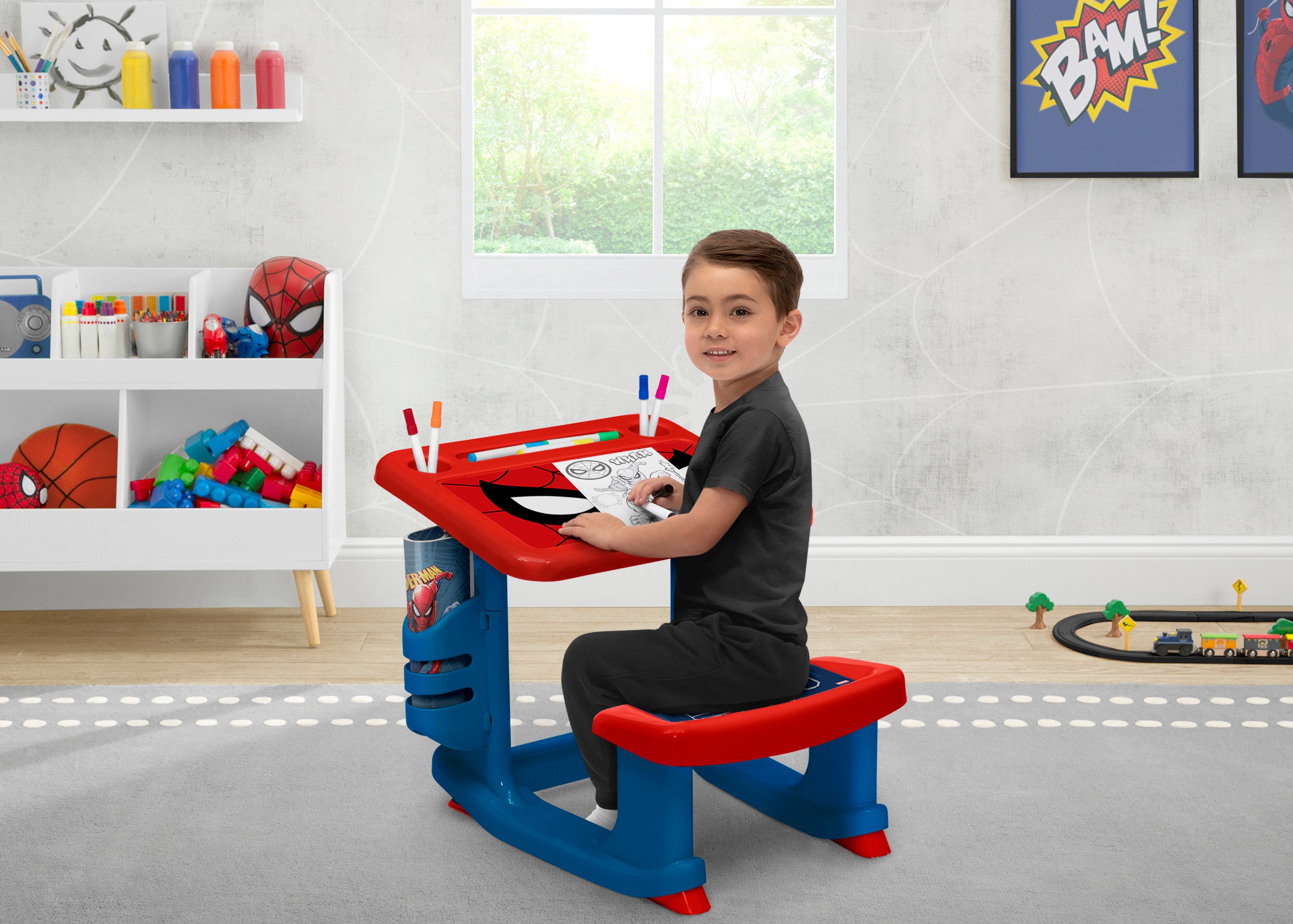 Spider-Man Draw and Play Desk | Delta Children