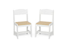 Bianca White with Natural (20804) 33-MySize Table and Chair Set