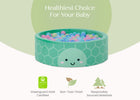 Green (1718) 6-Turtle Soft Ball Pit with 50 Play Balls