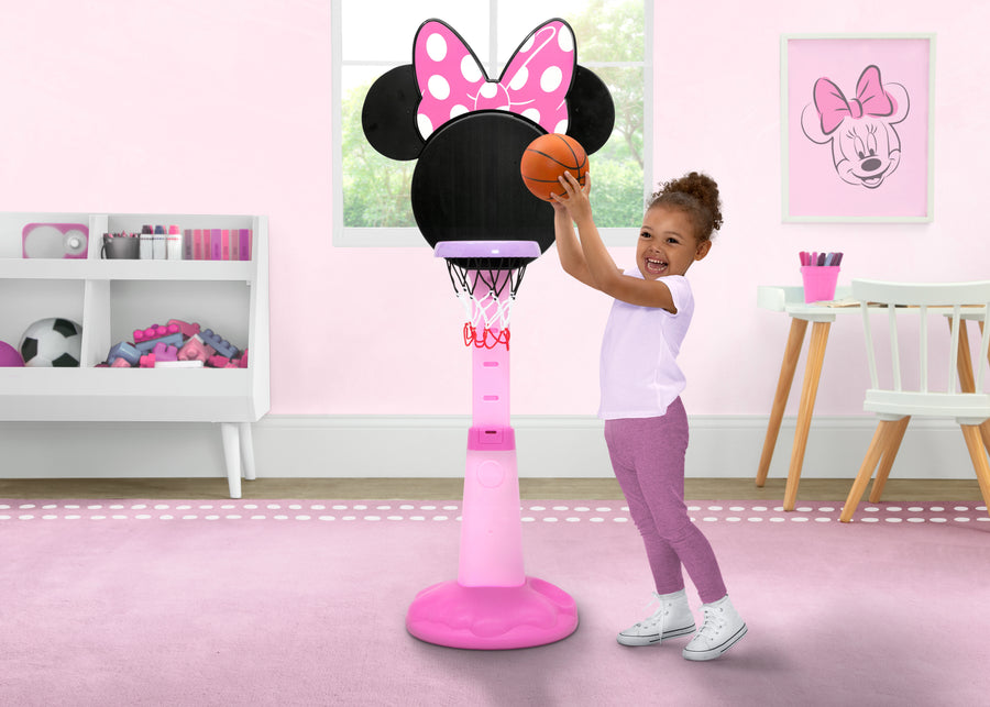 Minnie Mouse (1057) 2-Minnie Mouse Plastic Basketball Set