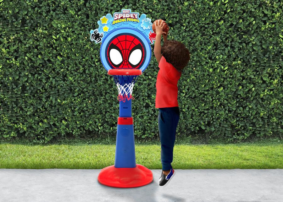 Spider-Man (1164) 1-Spidey and His Amazing Friends Plastic Basketball Set